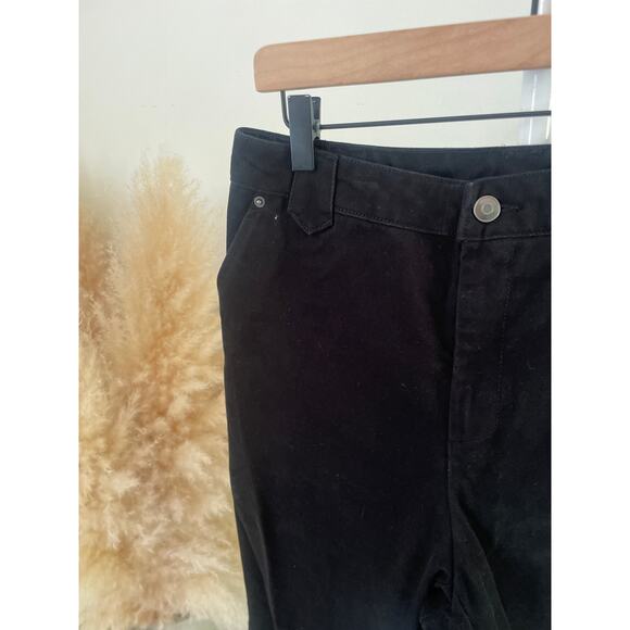 Future Collective Black High Rise Straight Leg Jeans Size 8 Yoke Seam Denim Pant - Picture 6 of 9